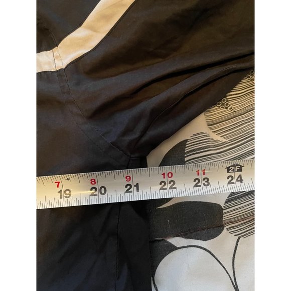 WEATHERPROOF‎ WINDBREAKER JACKET SIZE LARGE BLACK WHITE - Picture 6 of 8